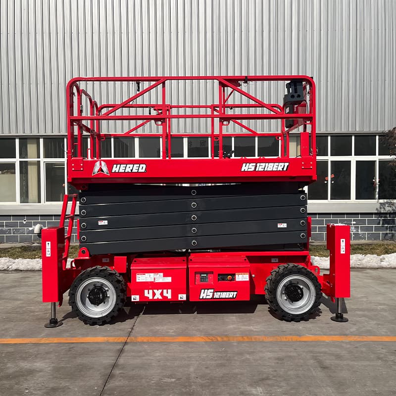 Elevador de tesoura de terreno bruto HS1218ert