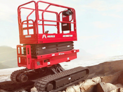 Novo elevador de tesoura de nivelamento de nivelamento automático