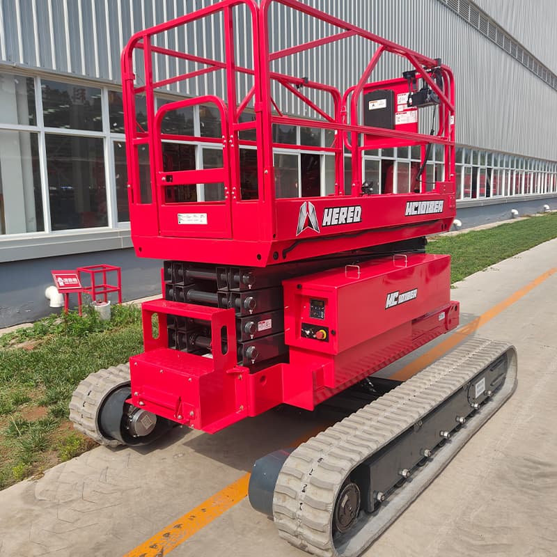 9,6 metros de 320 kg de elevador de tesoura