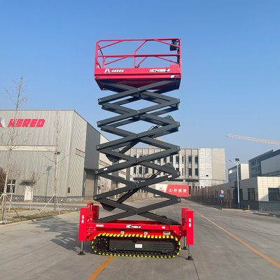 13.8 meters 250kg Crawler Scissor Lift
