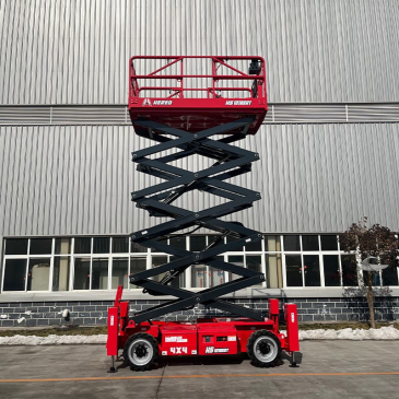 12 meters 360KG Rough Terrain Scissor Lift