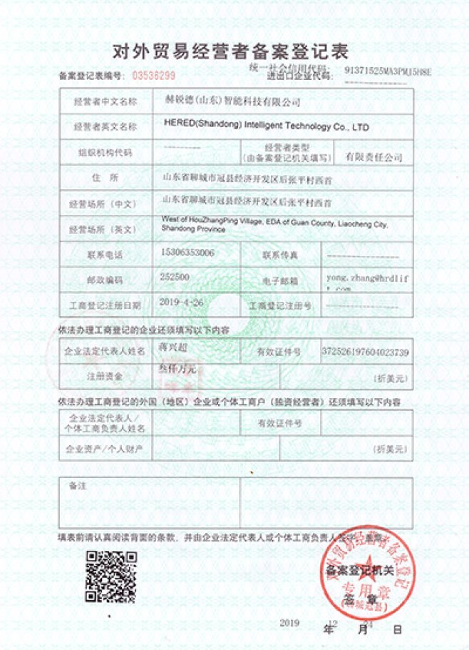 CE Certificate
